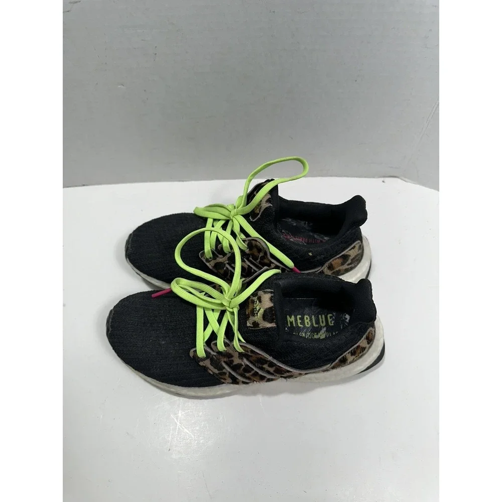 Adidas Ultraboost DNA FZ2731‎ Animal Pack Black/Leopard Youth YYJ Sz 4 /Women  5